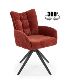 Krzesło obrotowe siedzisko o 360 stopni HENRIK*Halmar Outlet