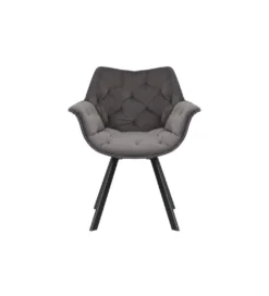Krzesło obrotowe siedzisko 180 stopni The Dutch Comfort szare*Invicta Interior Online