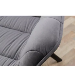 Krzesło obrotowe siedzisko 180 stopni The Dutch Comfort szare*Invicta Interior Outlet