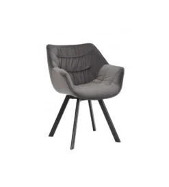 Krzesło obrotowe siedzisko 180 stopni The Dutch Comfort szare*Invicta Interior Outlet