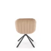 Krzesło obrotowe siedzisko 180 stopni OLGA cappuccino*Halmar Discount