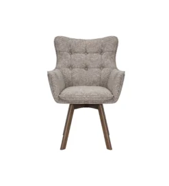 Krzesło obrotowe THOR jasny taupe*Invicta Interior Sale