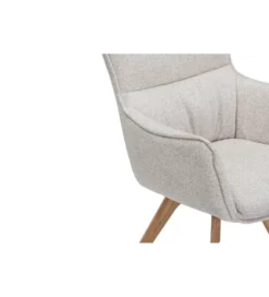Krzesło obrotowe VOUGE beżowy*Invicta Interior Sale