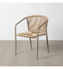 Krzesło ogrodowe APASENO 77 cm beżowe*Zona-Design Sale