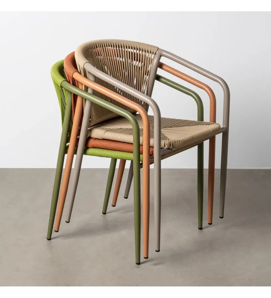 Krzesło ogrodowe APASENO 77 cm beżowe*Zona-Design Sale