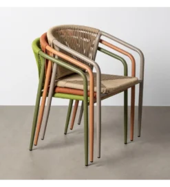 Krzesło ogrodowe APASENO 77 cm terrakota*Zona-Design Discount