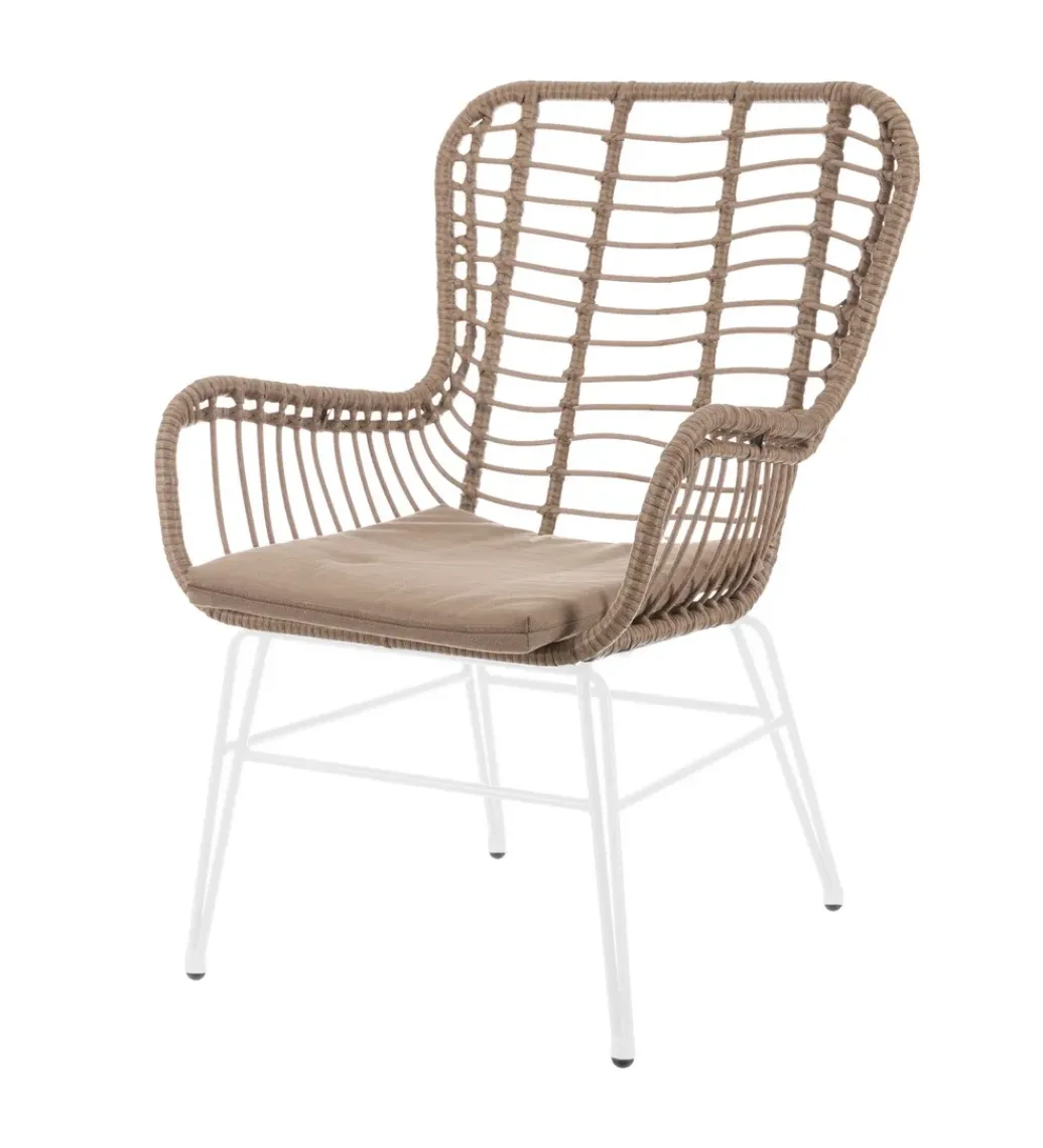 Krzesło ogrodowe ARIKI 97 cm naturalne białe*Zona-Design Clearance
