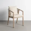 Krzesło ogrodowe ASTAREMO 78 cm szarobrązowe*Zona-Design Sale