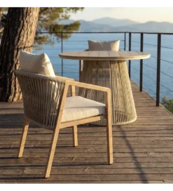 Krzesło ogrodowe ASTAREMO 78 cm szarobrązowe*Zona-Design Sale