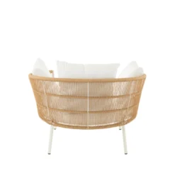 Krzesło ogrodowe JOALEN 79 cm rattan*J-Line Outlet