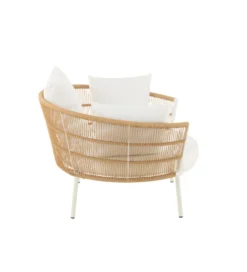 Krzesło ogrodowe JOALEN 79 cm rattan*J-Line Outlet