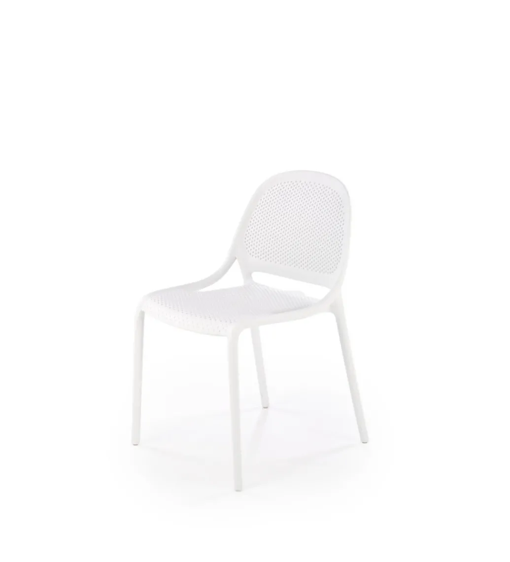 Krzesło ogrodowe K532 80 cm białe*Halmar Clearance
