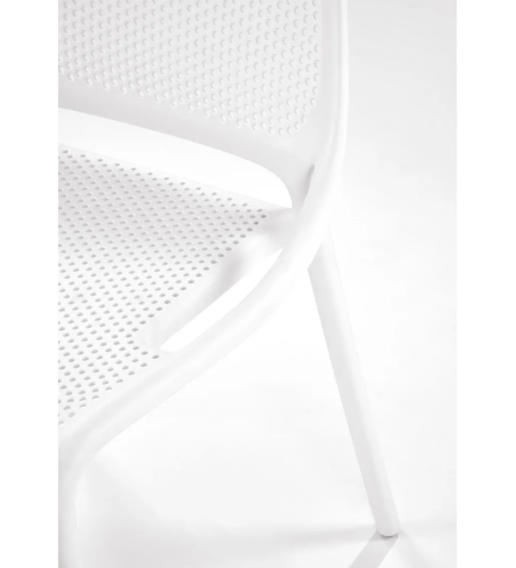 Krzesło ogrodowe K532 80 cm białe*Halmar Clearance