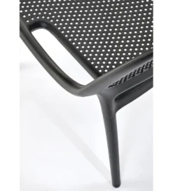 Krzesło ogrodowe K532 80 cm czarne*Halmar Best