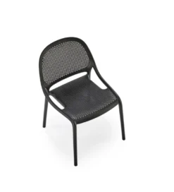Krzesło ogrodowe K532 80 cm czarne*Halmar Best