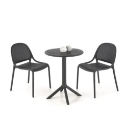 Krzesło ogrodowe K532 80 cm czarne*Halmar Best