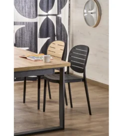 Krzesło ogrodowe K529 83 cm czarne*Halmar Sale