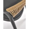 Krzesło ogrodowe K582 78 cm czarny naturalny*Halmar Discount