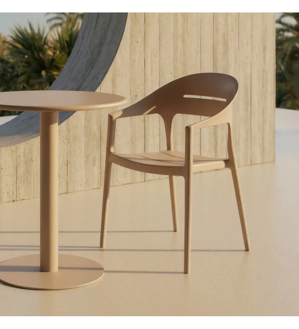 Krzesło ogrodowe LUCEROS 83 cm beżowe*Zona-Design Online