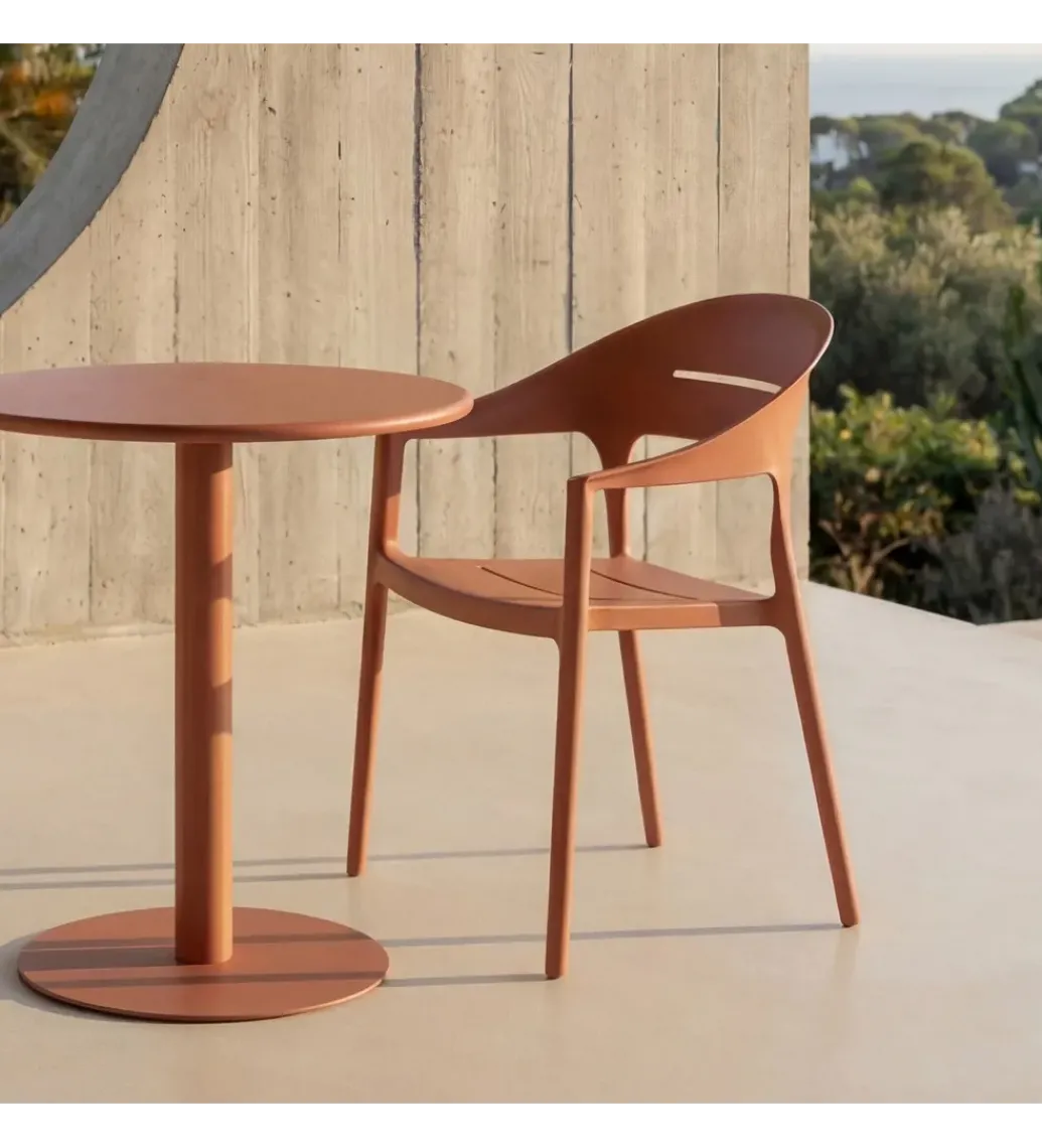 Krzesło ogrodowe LUCEROS 83 cm terrakota*Zona-Design Online