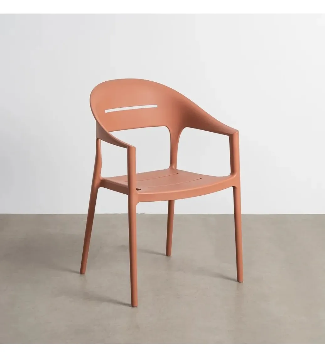 Krzesło ogrodowe LUCEROS 83 cm terrakota*Zona-Design Online