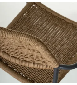 Krzesło ogrodowe MILOS naturalne czarne*Zona-Design Sale