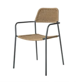 Krzesło ogrodowe MILOS naturalne czarne*Zona-Design Sale