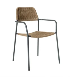 Krzesło ogrodowe MILOS naturalne czarne*Zona-Design Sale