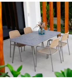 Krzesło ogrodowe MILOS naturalne beżowe*Zona-Design New