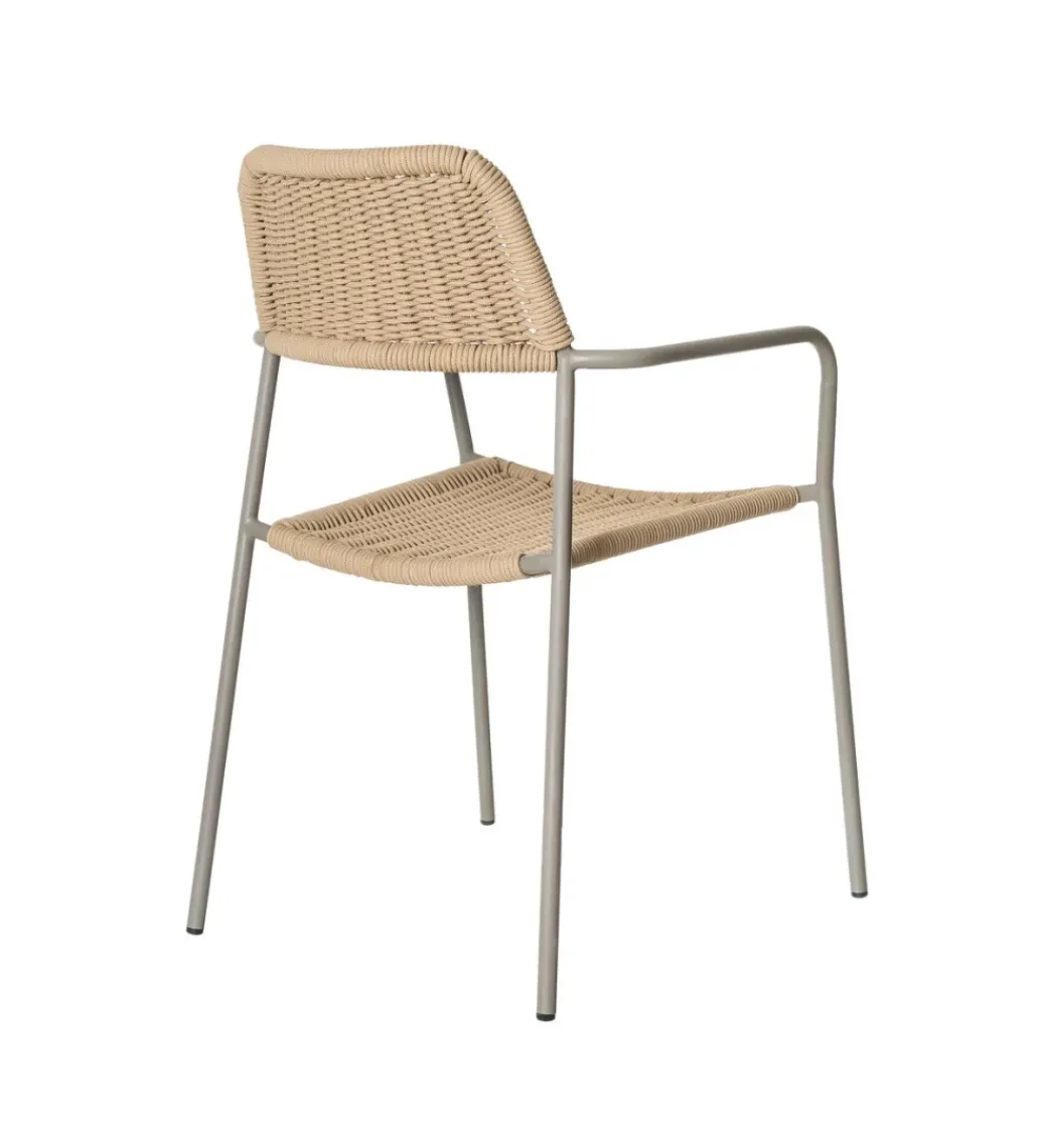 Krzesło ogrodowe MILOS naturalne beżowe*Zona-Design New