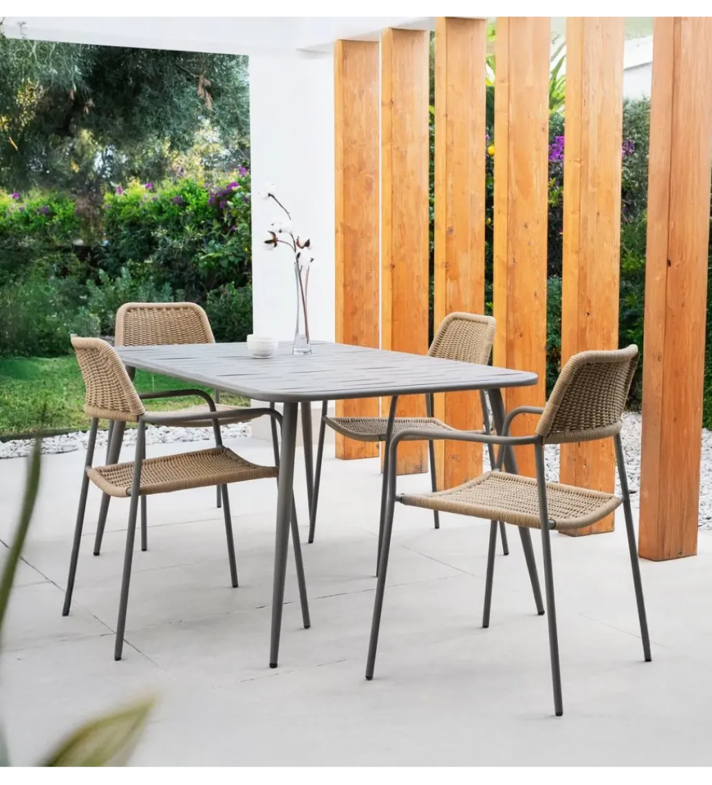 Krzesło ogrodowe MILOS naturalne beżowe*Zona-Design New