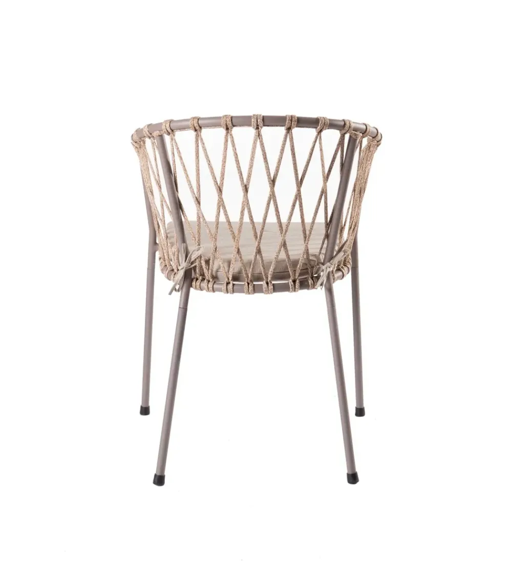 Krzesło ogrodowe MYRA 80 cm szare*Zona-Design