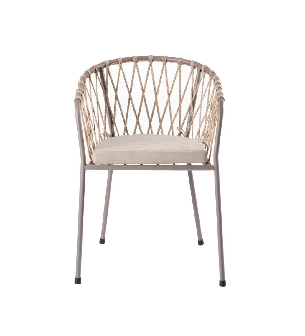 Krzesło ogrodowe MYRA 80 cm szare*Zona-Design