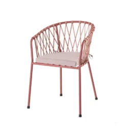 Krzesło ogrodowe MYRA różowe*Zona-Design Online