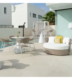 Krzesło ogrodowe NADIA 81 cm białe*Zona-Design