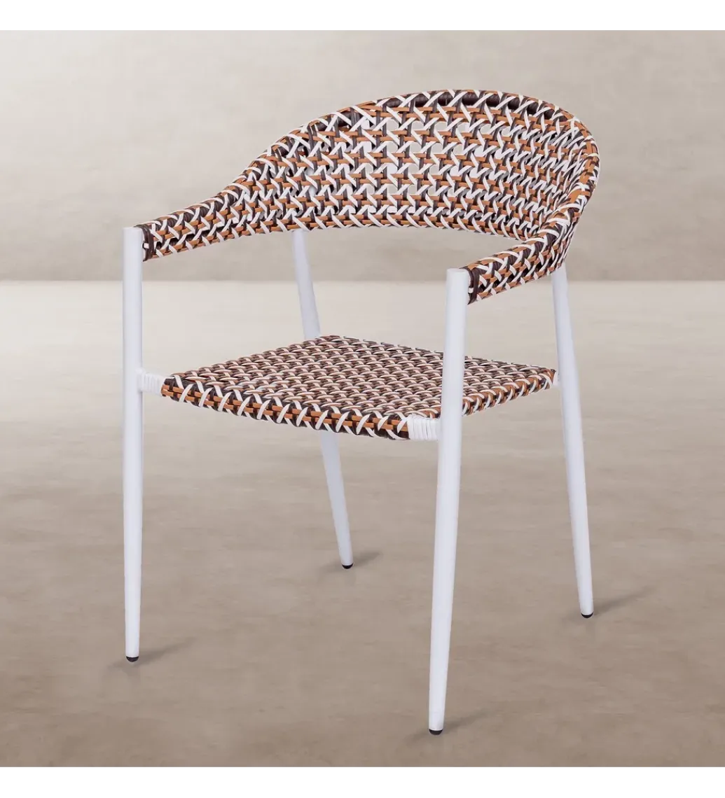 Krzesło ogrodowe NADIA 81 cm białe*Zona-Design