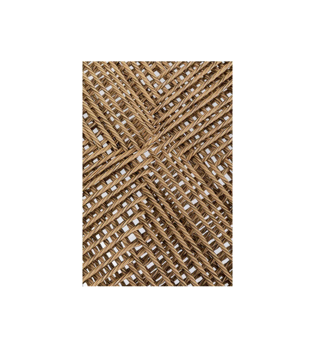 Krzesło ogrodowe PALMA 78 cm czarne naturalne*KARE New