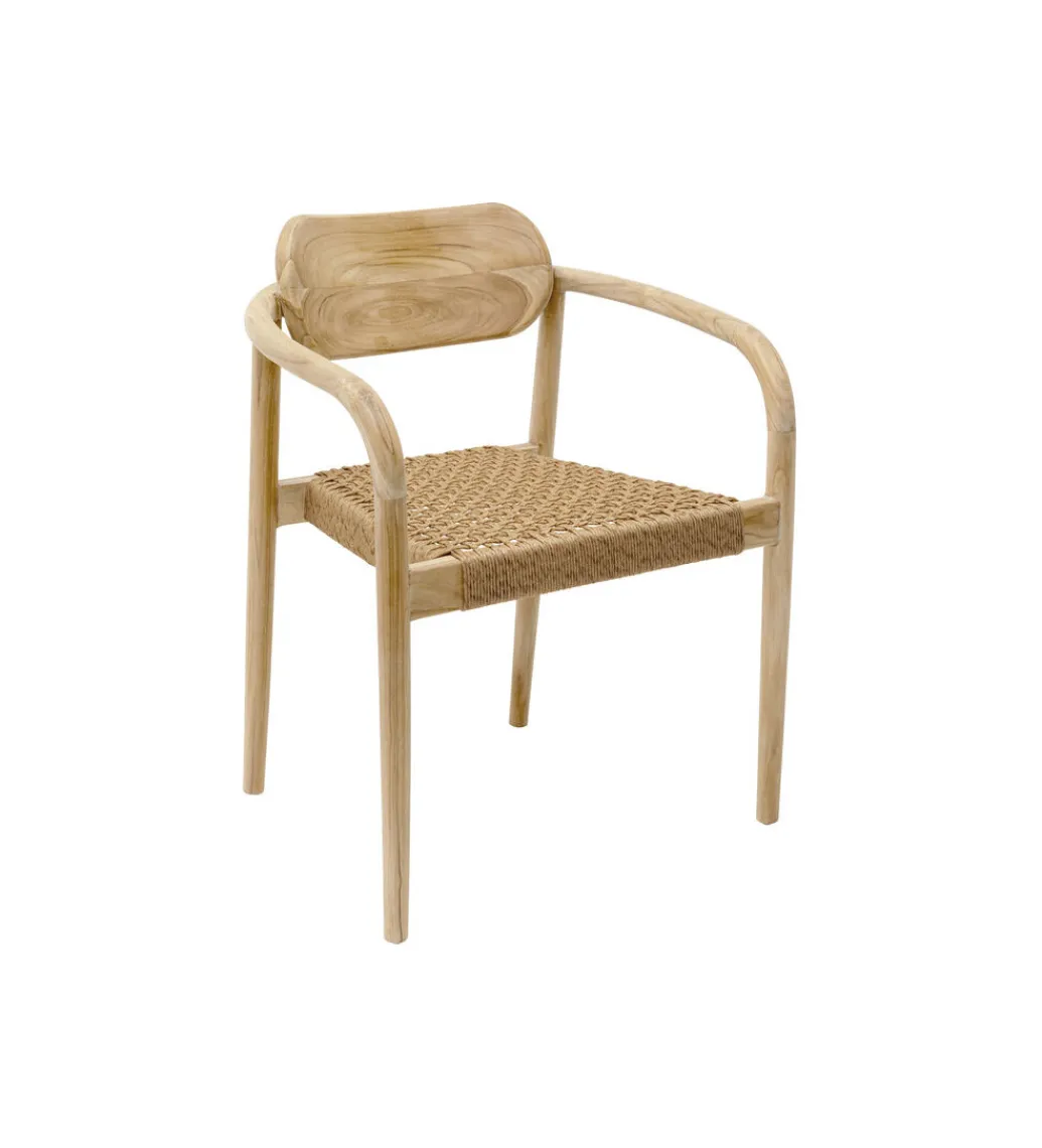 Krzesło ogrodowe SOLE MIO 80 cm drewno teak*KARE Best