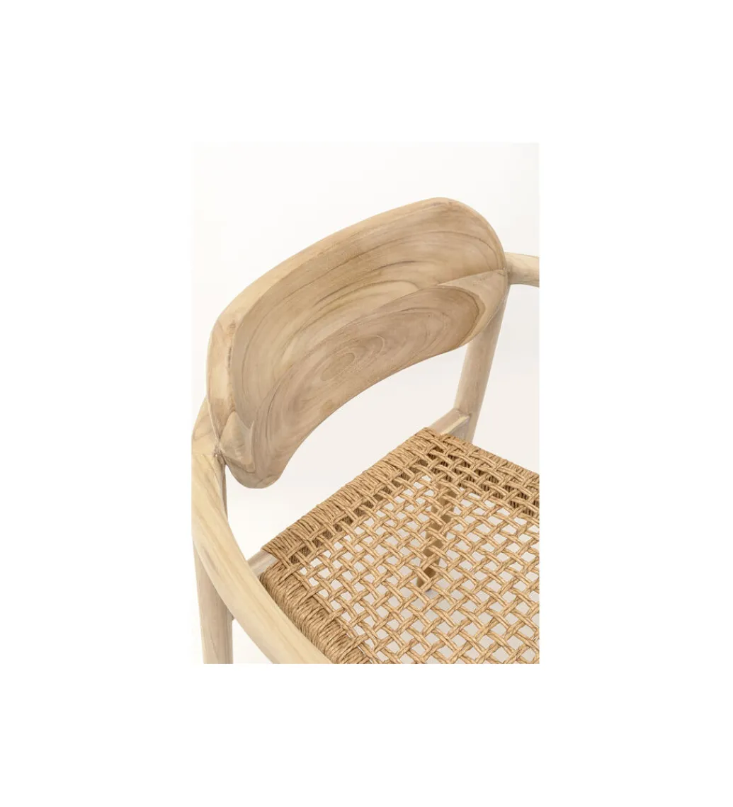 Krzesło ogrodowe SOLE MIO 80 cm drewno teak*KARE Best