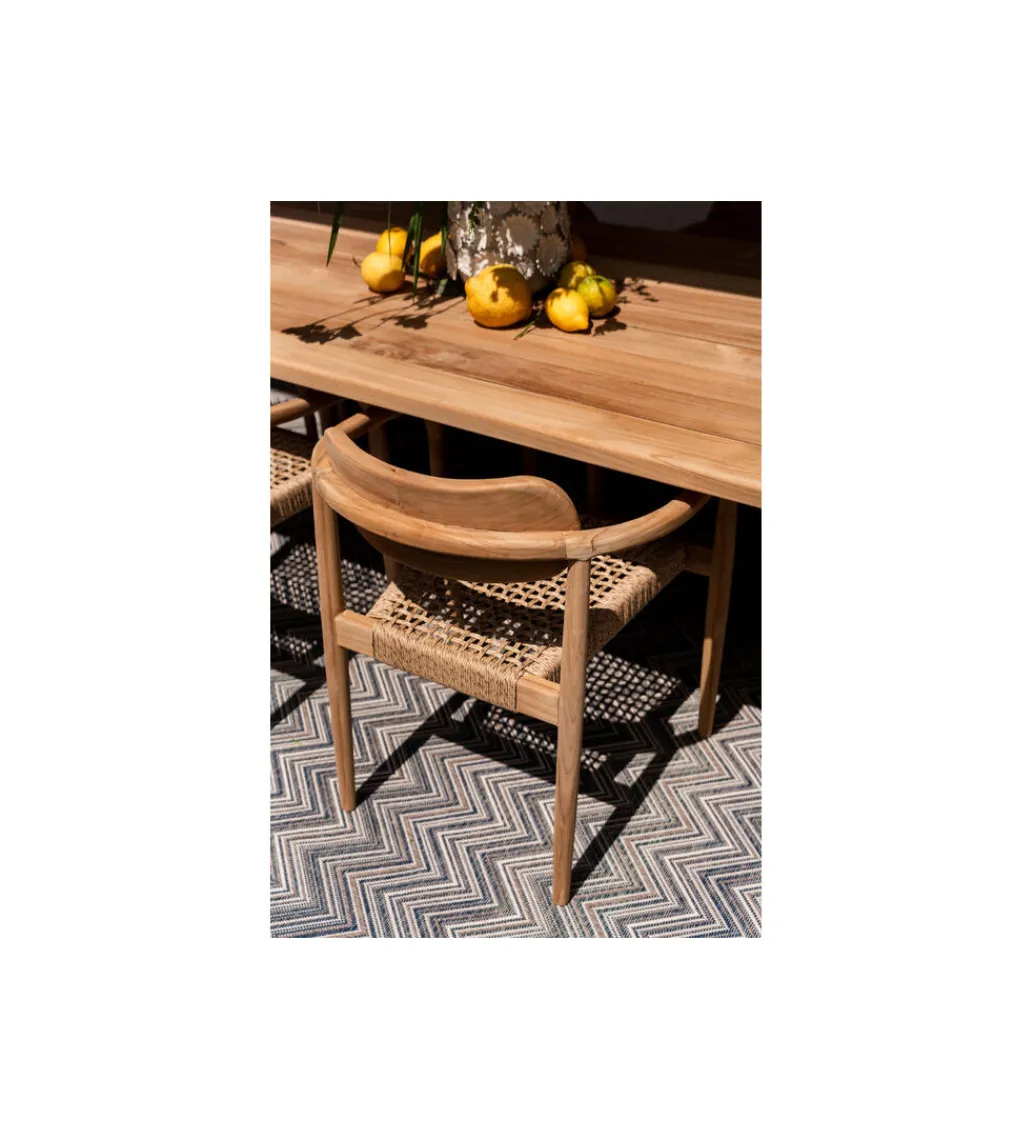 Krzesło ogrodowe SOLE MIO 80 cm drewno teak*KARE Best