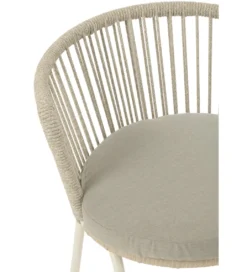 Krzesło ogrodowe TOA 75 cm szare*J-Line