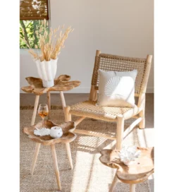 Krzesło ogrodowe VITA 85 cm naturalne*J-Line Sale