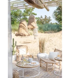 Krzesło ogrodowe VITA 85 cm naturalne*J-Line Sale