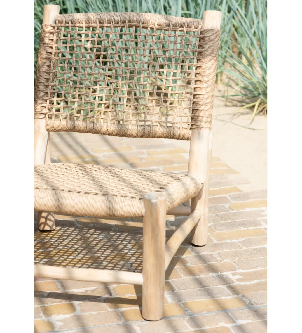 Krzesło ogrodowe VITA 85 cm naturalne*J-Line Sale