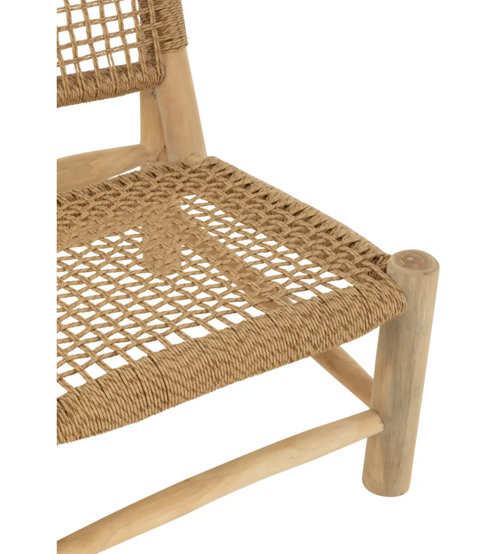 Krzesło ogrodowe VITA 85 cm naturalne*J-Line Sale