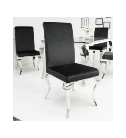 Krzesło OXANA Modern Barock czarne*Invicta Interior Clearance