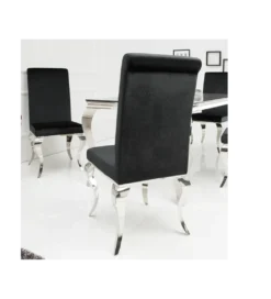 Krzesło OXANA Modern Barock czarne*Invicta Interior Clearance