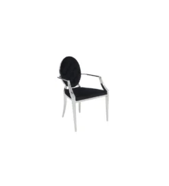 Krzesło OXANA Modern Barock czarne*Invicta Interior Clearance