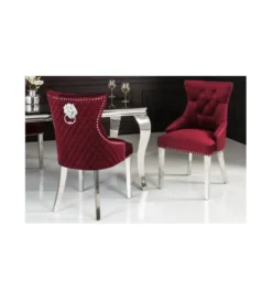 Krzesło OXANA Modern Barock Czerwone*Invicta Interior Discount