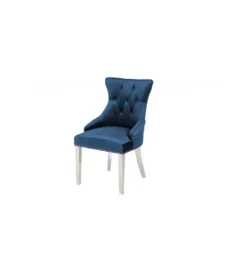 Krzesło OXANA Modern Barock niebieskie*Invicta Interior New